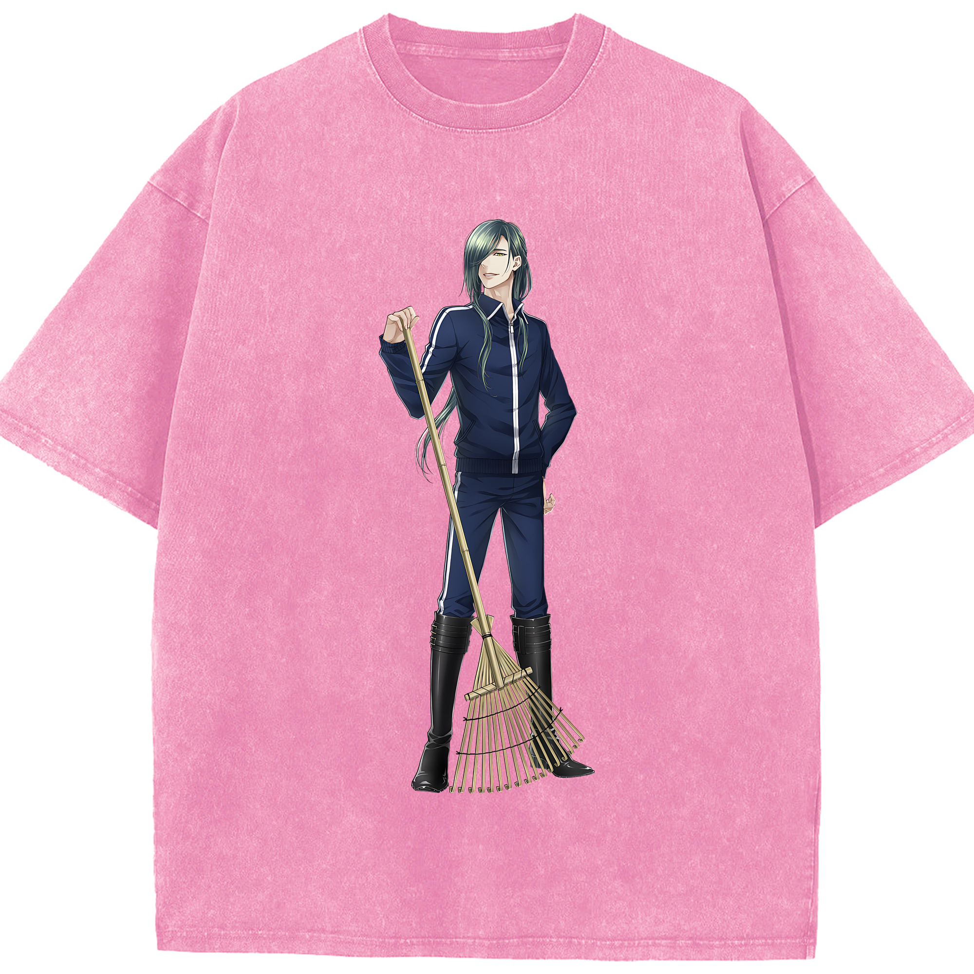 （画像用） 刀剣乱舞 Touken Ranbu 綿100% ヴィンテージ風 半袖Tシャツ（フロントプリント）